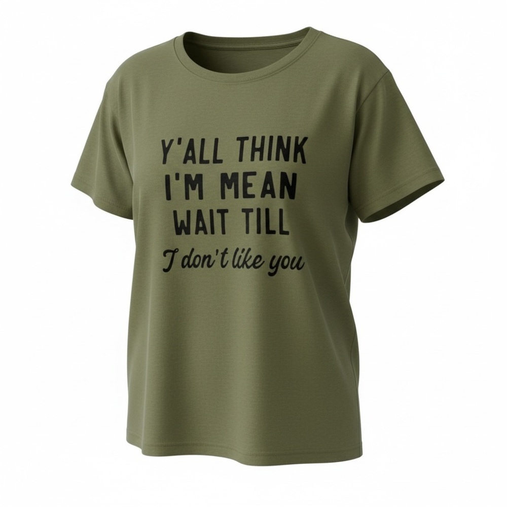Olive Green Statement Tee